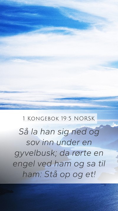 1 Kongebok 19:5 NORSK Bible Verse Image