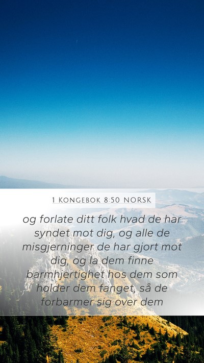 1 Kongebok 8:50 NORSK Bible Verse Image