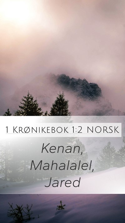 1 Krønikebok 1:2 NORSK Bible Verse Image