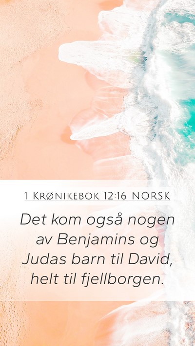 1 Krønikebok 12:16 NORSK Bible Verse Image