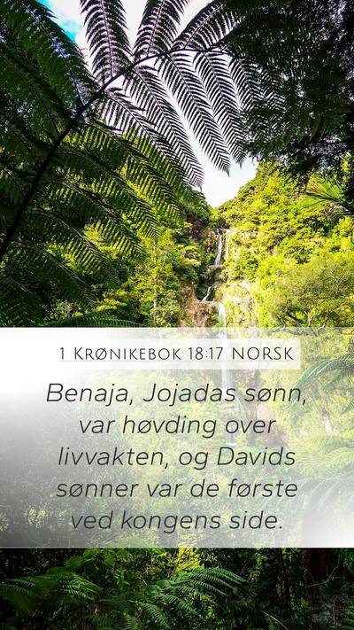 1 Krønikebok 18:17 NORSK Bible Verse Image