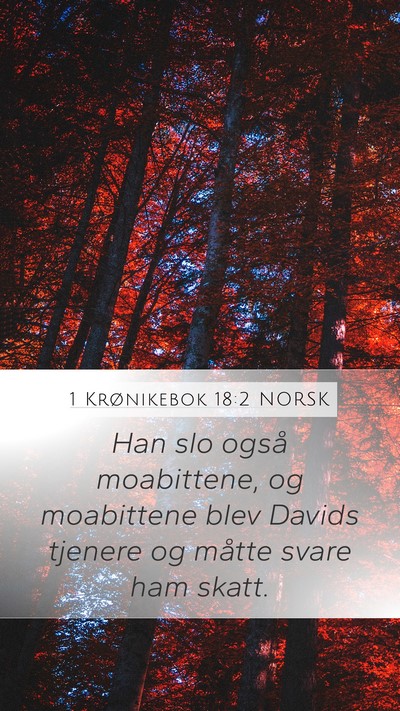 1 Krønikebok 18:2 NORSK Bible Verse Image