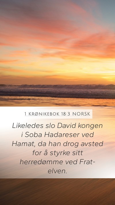 1 Krønikebok 18:3 NORSK Bible Verse Image