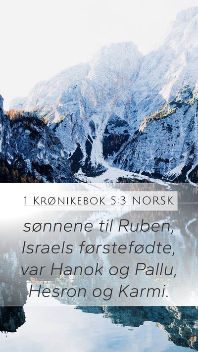 1 Krønikebok 5:3 NORSK Bible Verse Image