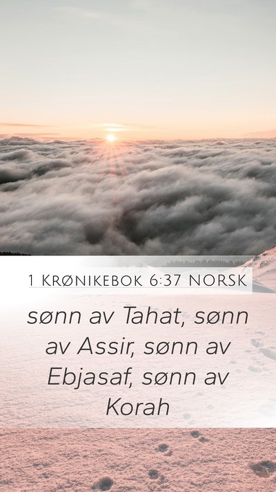 1 Krønikebok 6:37 NORSK Bible Verse Image