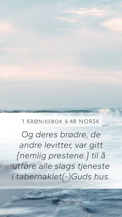 1 Krønikebok 6:48 NORSK Bible Verse Image