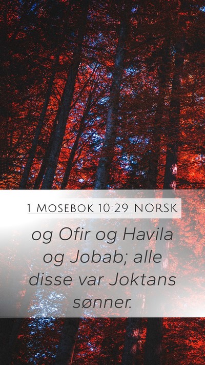 1 Mosebok 10:29 NORSK Bible Verse Image