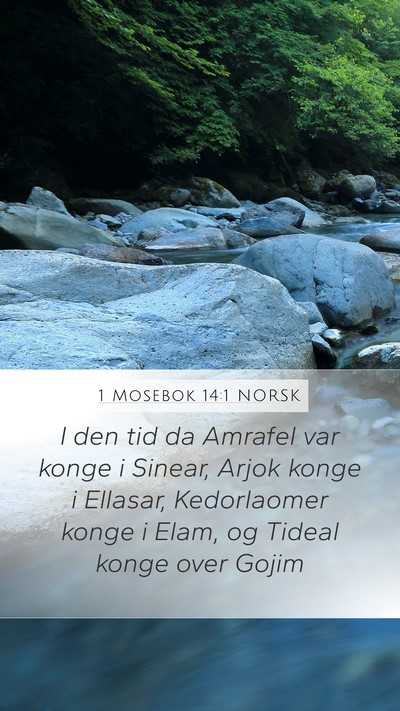 1 Mosebok 14:1 NORSK Bible Verse Image