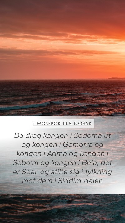 1 Mosebok 14:8 NORSK Bible Verse Image
