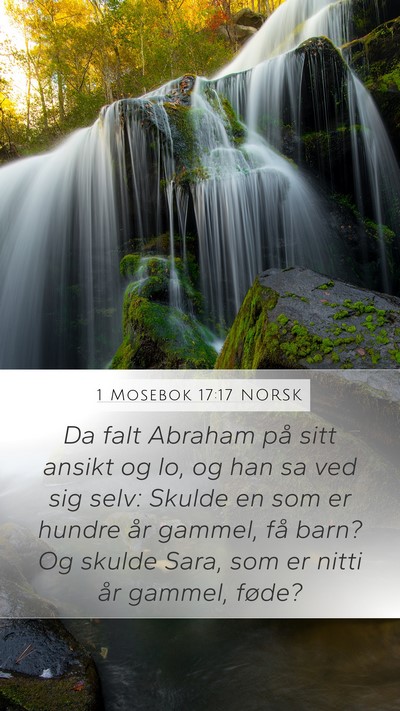 1 Mosebok 17:17 NORSK Bible Verse Image