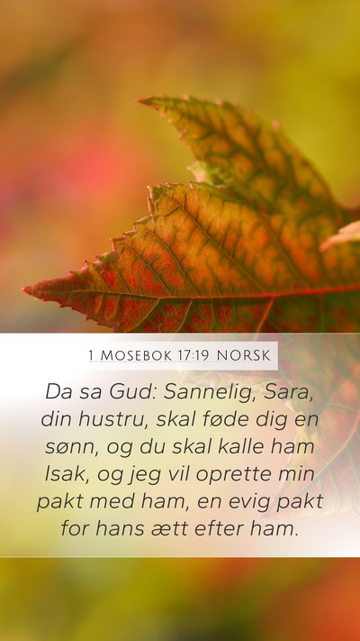 1 Mosebok 17:19 NORSK Bible Verse Image