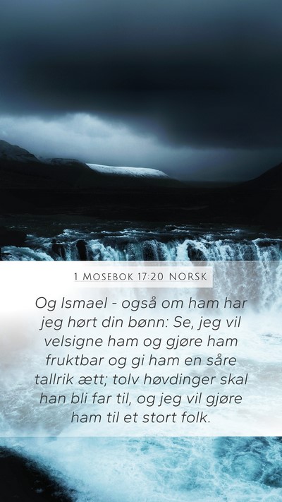 1 Mosebok 17:20 NORSK Bible Verse Image