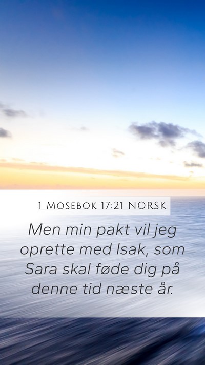 1 Mosebok 17:21 NORSK Bible Verse Image