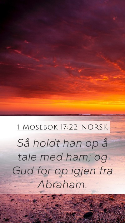 1 Mosebok 17:22 NORSK Bible Verse Image