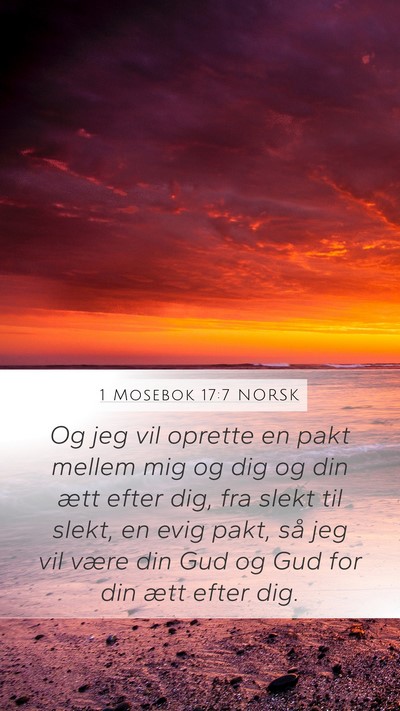 1 Mosebok 17:7 NORSK Bible Verse Image