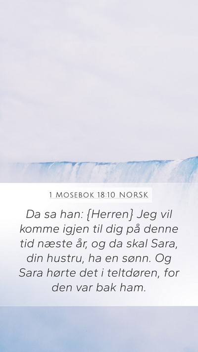 1 Mosebok 18:10 NORSK Bible Verse Image