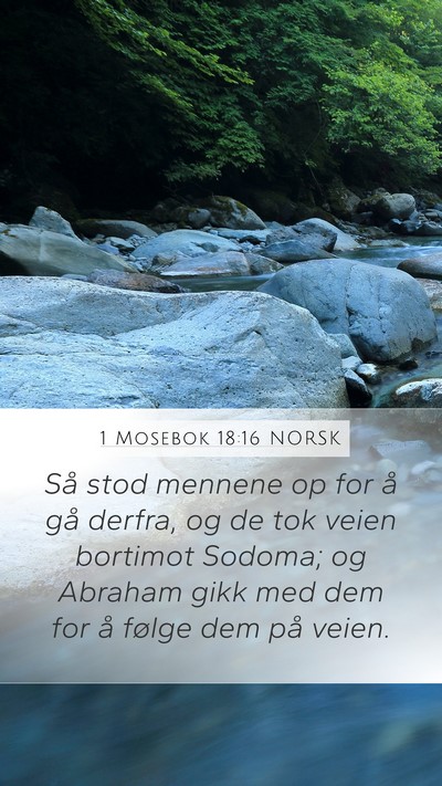 1 Mosebok 18:16 NORSK Bible Verse Image