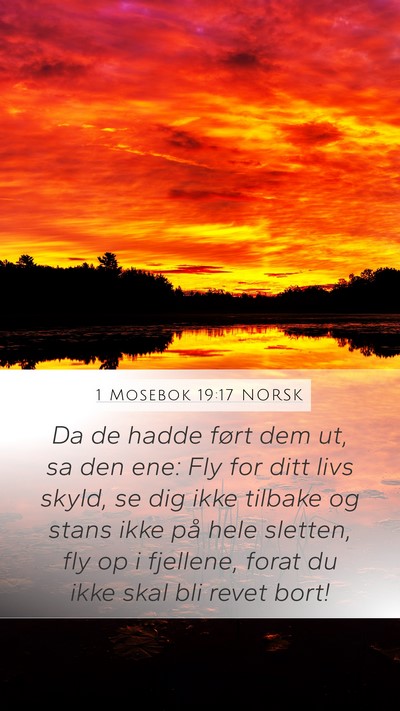 1 Mosebok 19:17 NORSK Bible Verse Image