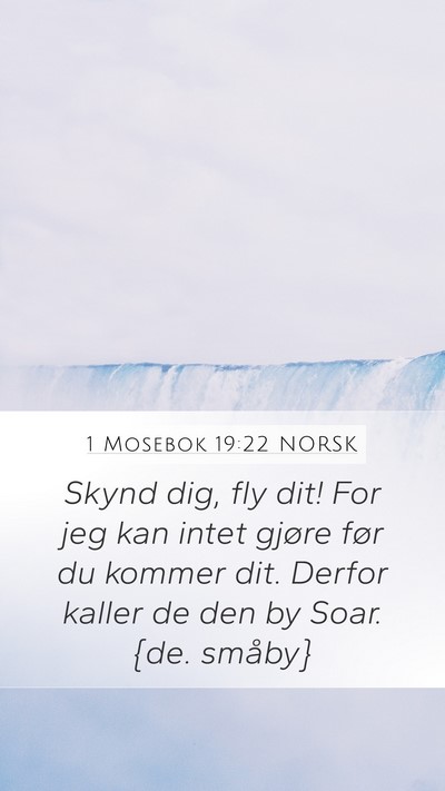 1 Mosebok 19:22 NORSK Bible Verse Image
