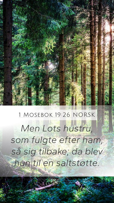 1 Mosebok 19:26 NORSK Bible Verse Image