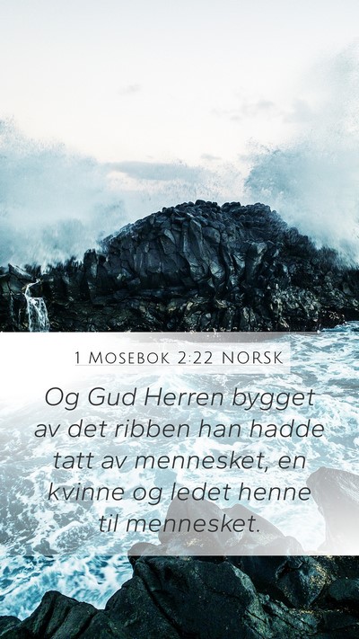 1 Mosebok 2:22 NORSK Bible Verse Image