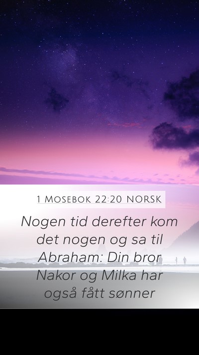 1 Mosebok 22:20 NORSK Bible Verse Image
