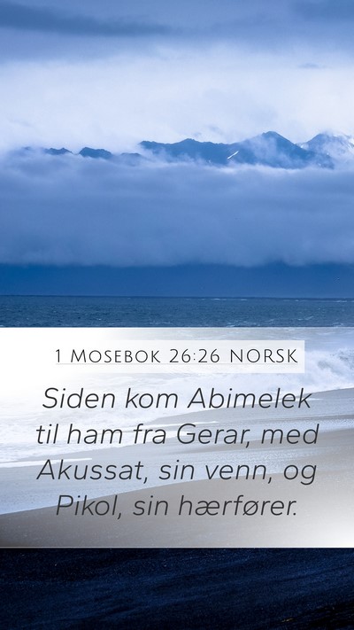 1 Mosebok 26:26 NORSK Bible Verse Image