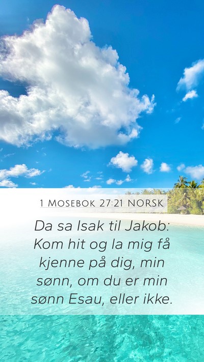 1 Mosebok 27:21 NORSK Bible Verse Image