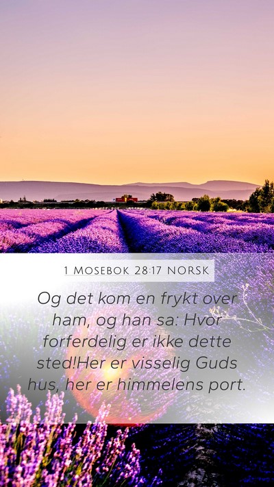 1 Mosebok 28:17 NORSK Bible Verse Image