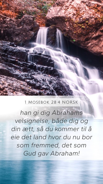 1 Mosebok 28:4 NORSK Bible Verse Image