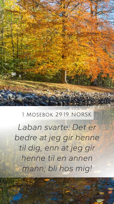 1 Mosebok 29:19 NORSK Bible Verse Image