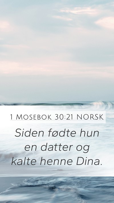 1 Mosebok 30:21 NORSK Bible Verse Image