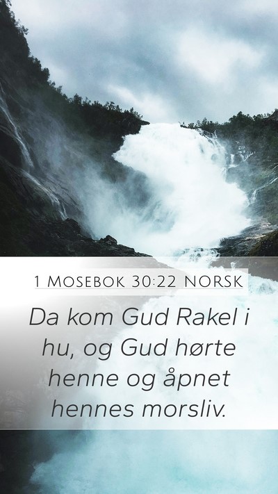 1 Mosebok 30:22 NORSK Bible Verse Image