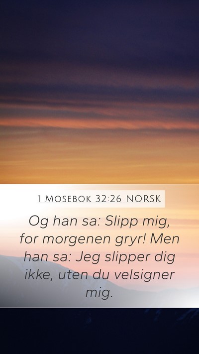 1 Mosebok 32:26 NORSK Bible Verse Image