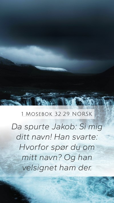 1 Mosebok 32:29 NORSK Bible Verse Image