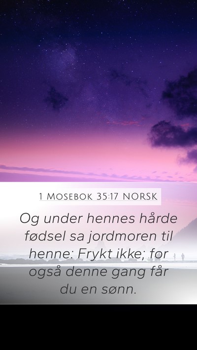 1 Mosebok 35:17 NORSK Bible Verse Image