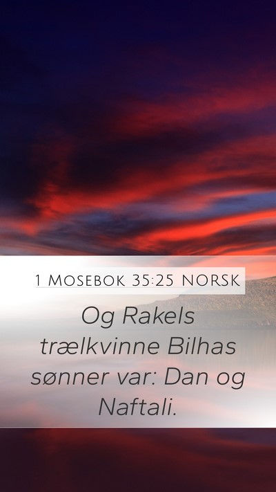 1 Mosebok 35:25 NORSK Bible Verse Image