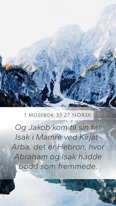 1 Mosebok 35:27 NORSK Bible Verse Image