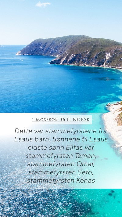 1 Mosebok 36:15 NORSK Bible Verse Image