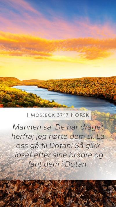 1 Mosebok 37:17 NORSK Bible Verse Image