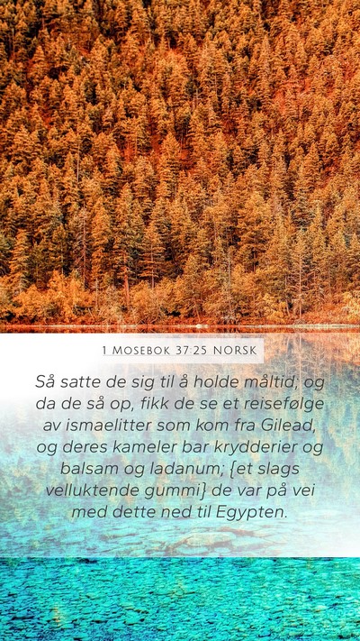 1 Mosebok 37:25 NORSK Bible Verse Image
