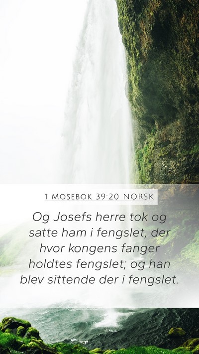 1 Mosebok 39:20 NORSK Bible Verse Image