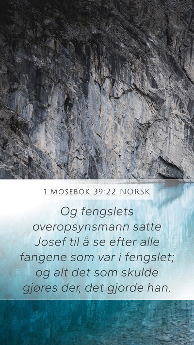 1 Mosebok 39:22 NORSK Bible Verse Image