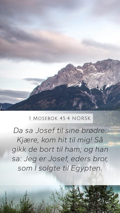 1 Mosebok 45:4 NORSK Bible Verse Image