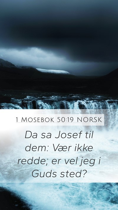 1 Mosebok 50:19 NORSK Bible Verse Image