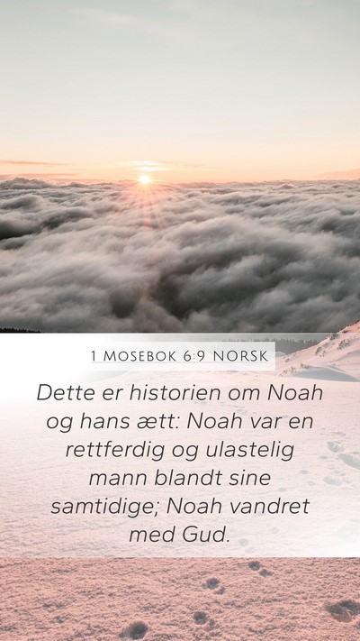 1 Mosebok 6:9 NORSK Bible Verse Image
