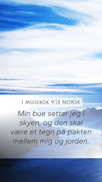 1 Mosebok 9:13 NORSK Bible Verse Image