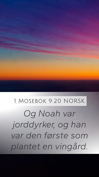 1 Mosebok 9:20 NORSK Bible Verse Image