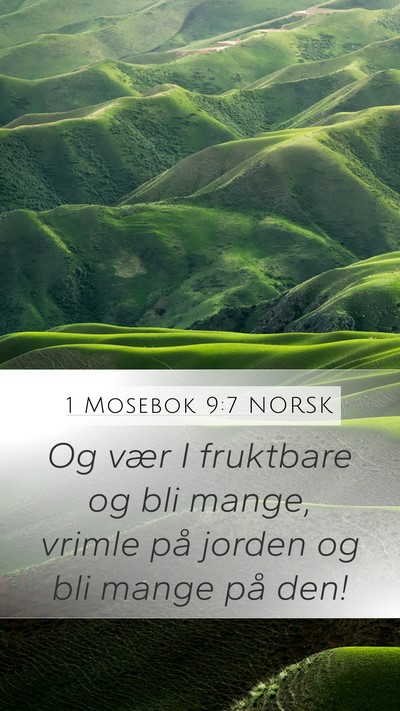 1 Mosebok 9:7 NORSK Bible Verse Image