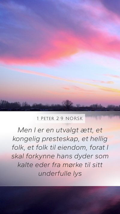 1 Peter 2:9 NORSK Bible Verse Image